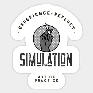Simulation - Art of Practice Sticker